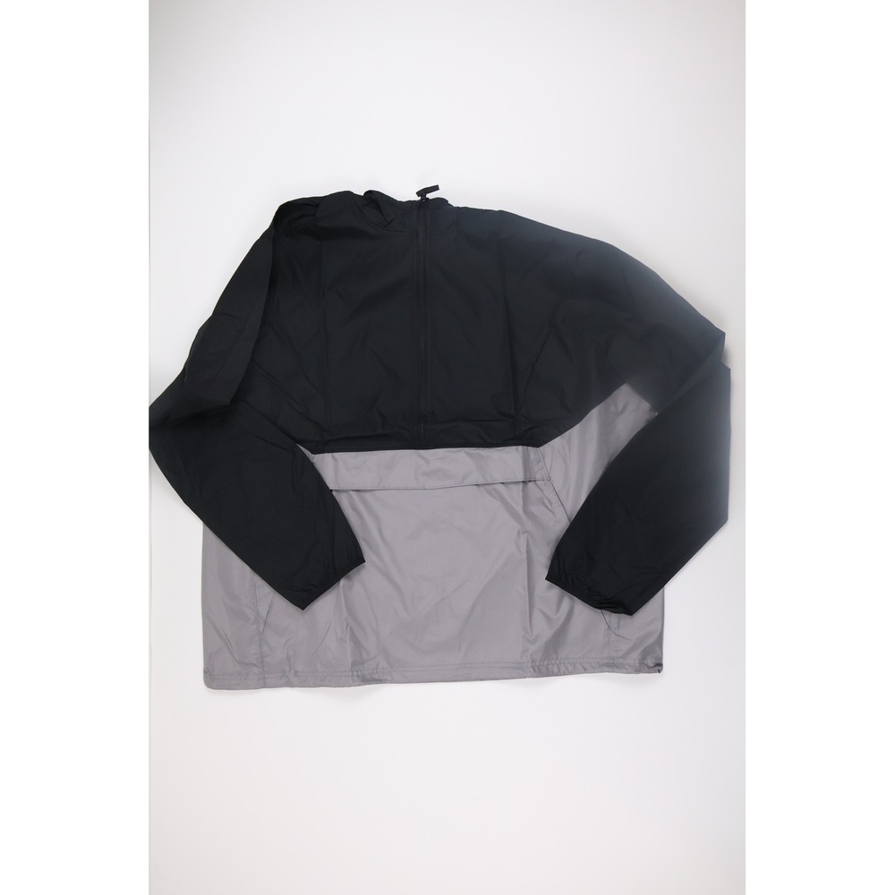 Holloway Windbreaker Pullover Jacket XXL Black Gray Sportswear Activewear